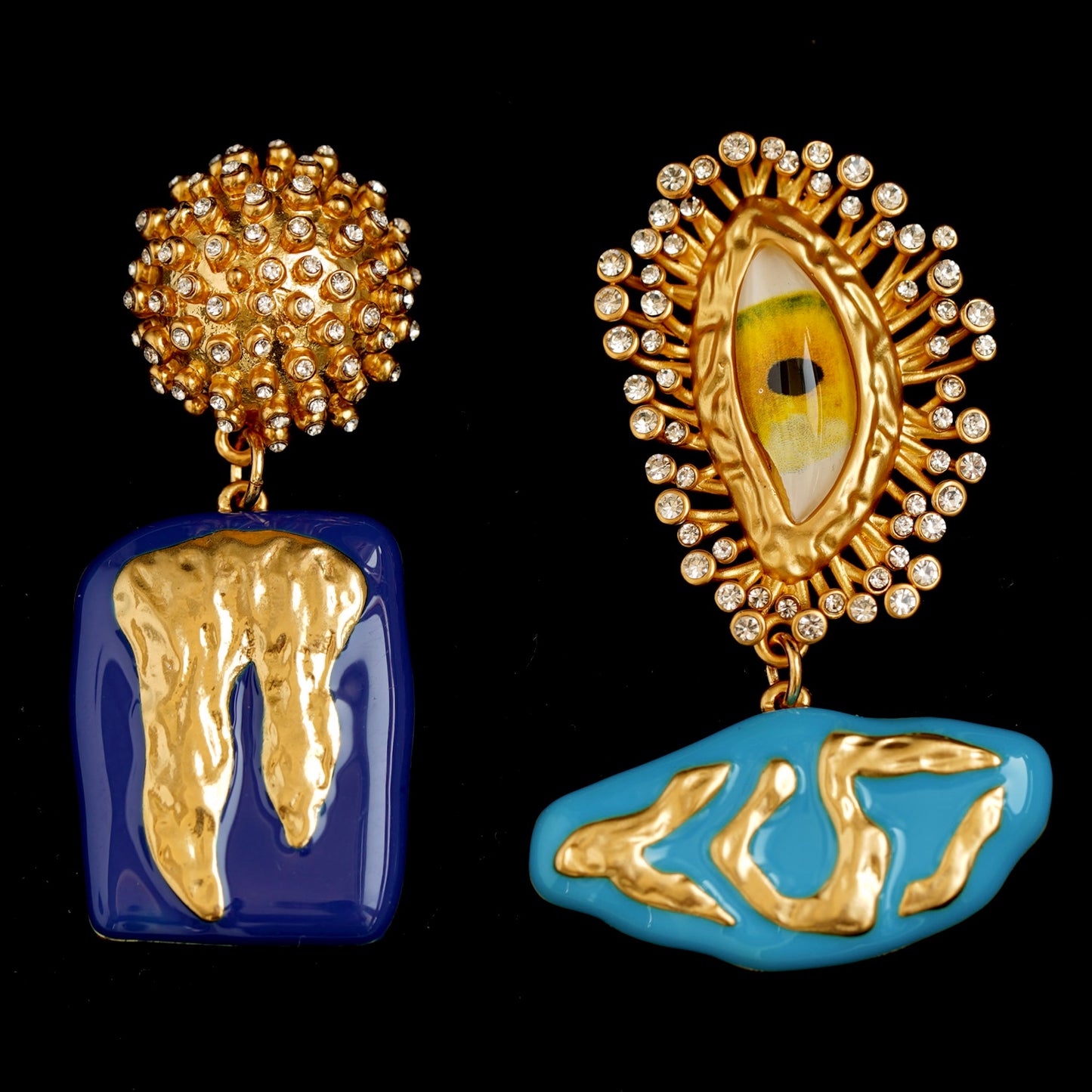 Teddy earrings gold
