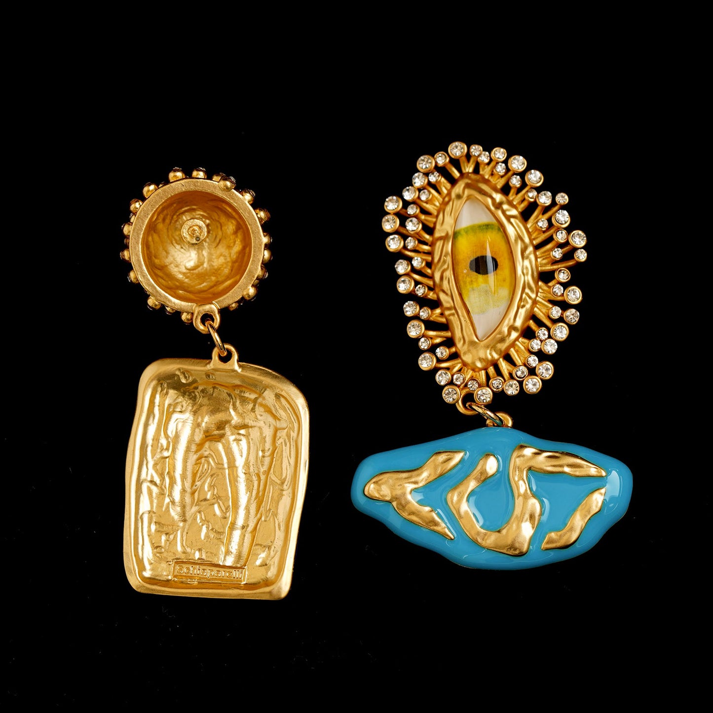 Teddy earrings gold