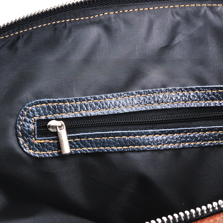 Vegan Leather Patchwork Tote #6