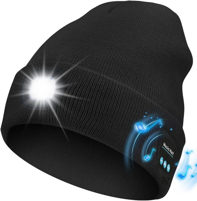 🎄🎁 2025 Christmas Surprise Gift:LED Bluetooth Beanie