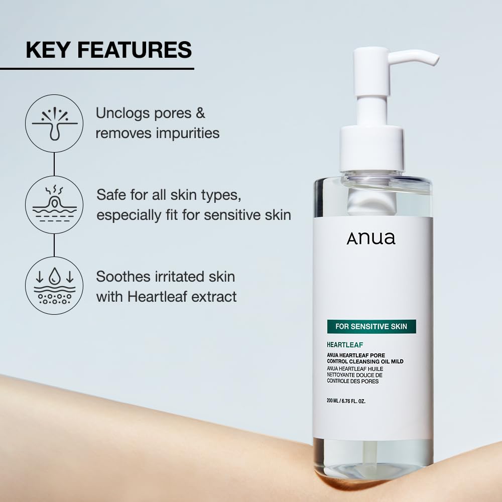 ANUA Heartleaf Pore Control Cleansing Oil (Mild)