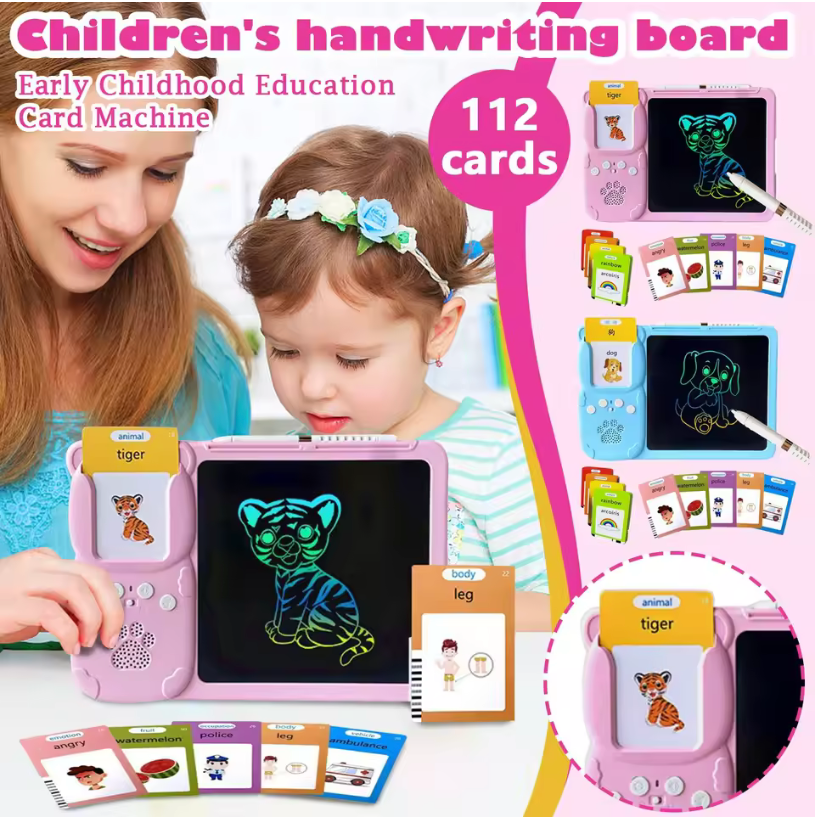English Flashcard with LCD Writing Drawing Tablet™