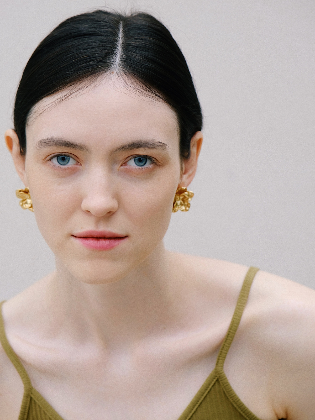 Yellow Gold Wild Flower Earrings