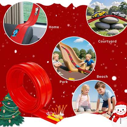 🎄🎁 2025 Christmas Surprise Gift: Track sprint diy racing track🚗✨