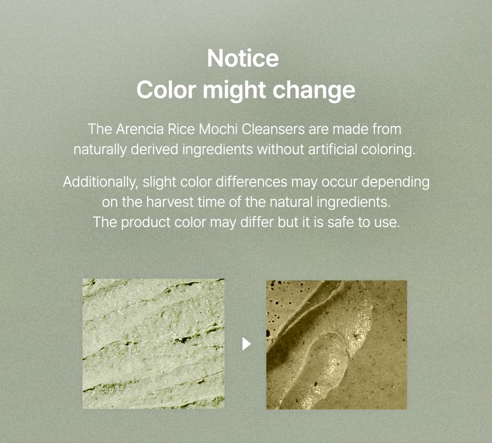 Arencia Fresh Green Rich Mochi Cleanser