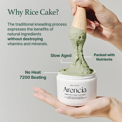 Arencia Fresh Green Rich Mochi Cleanser