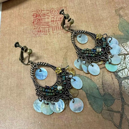 Boho hippie chic earrings