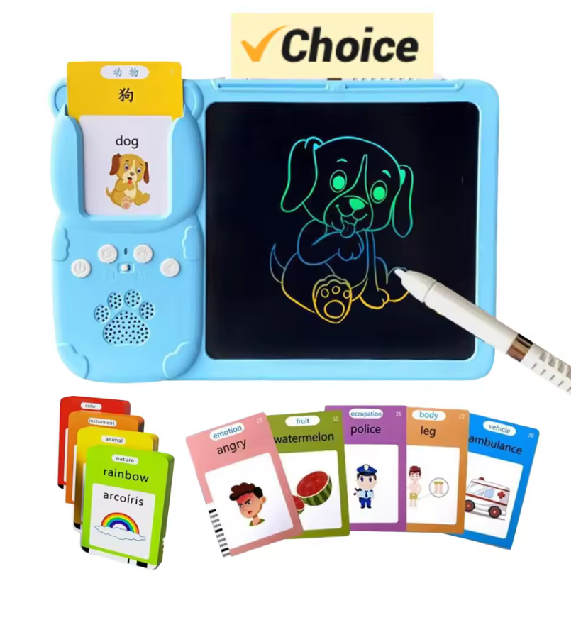 English Flashcard with LCD Writing Drawing Tablet™