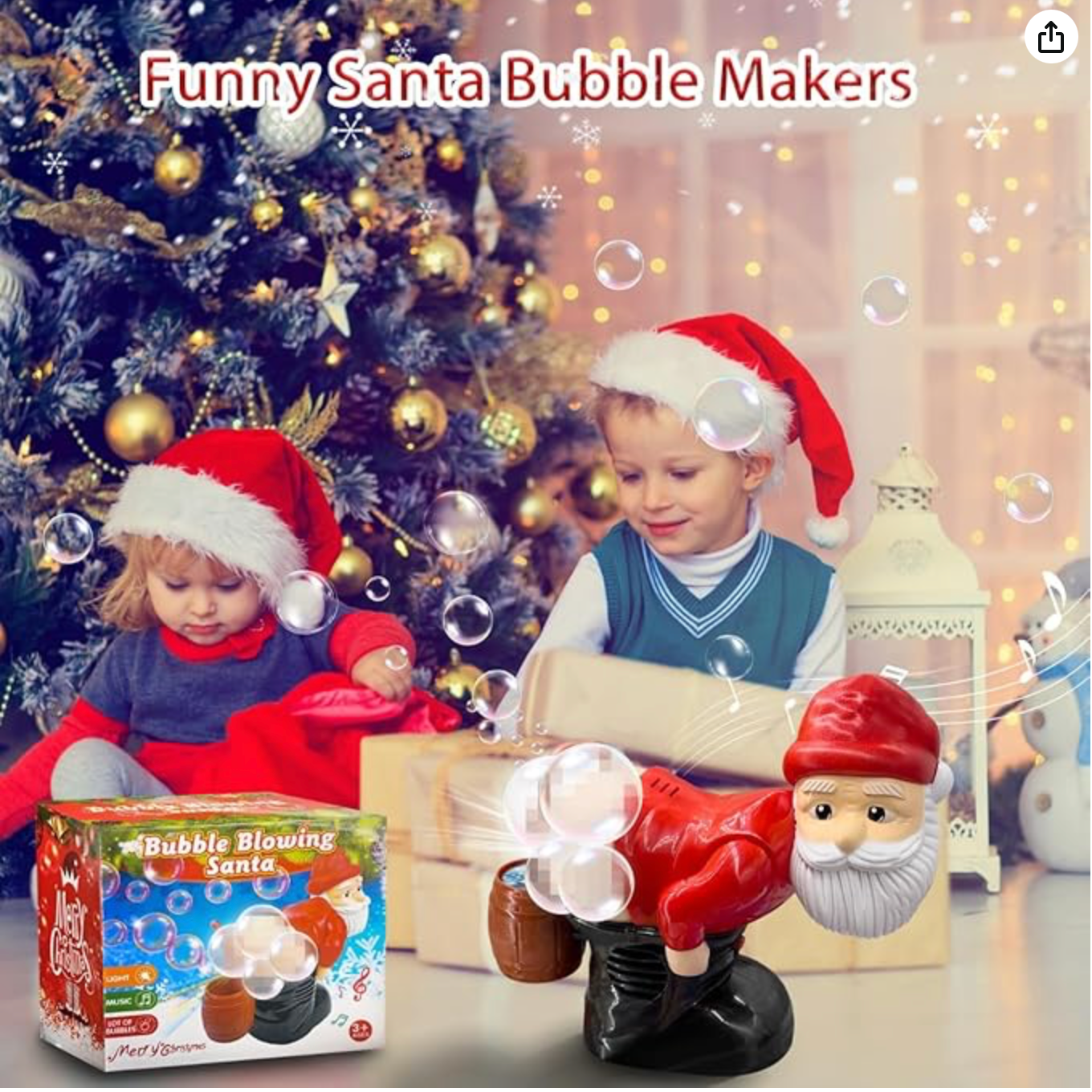 Christmas Funny Bubble Toy Santa Claus™