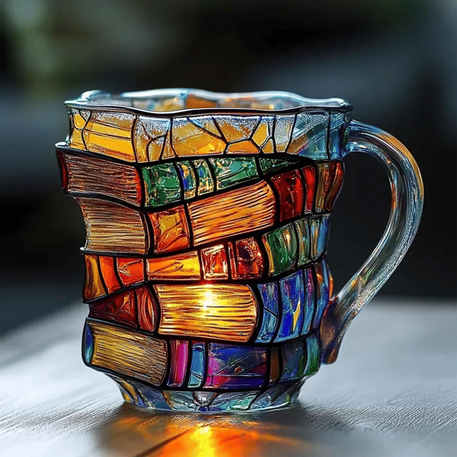 🎄Early Christmas Sale-49% OFF🌟Novelty 3D Painted Book Mug - Where Literature Meets Art in Your Morning Routine 📚☕