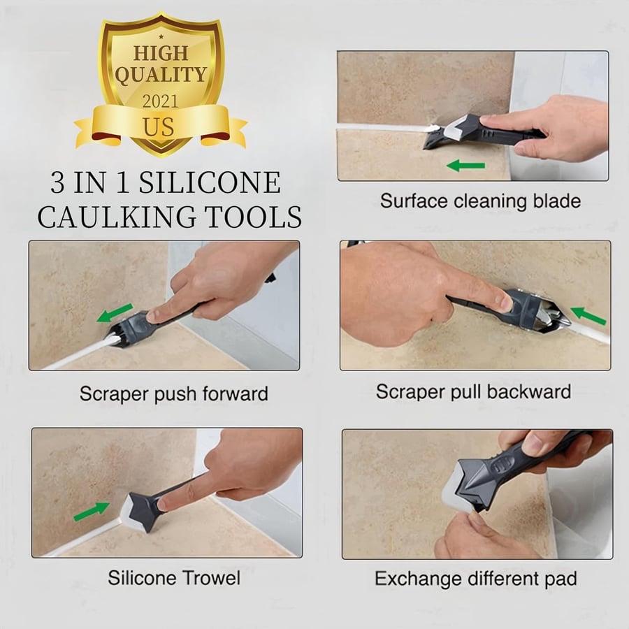 Big Deals 3 in 1 Silicone Caulking Tools