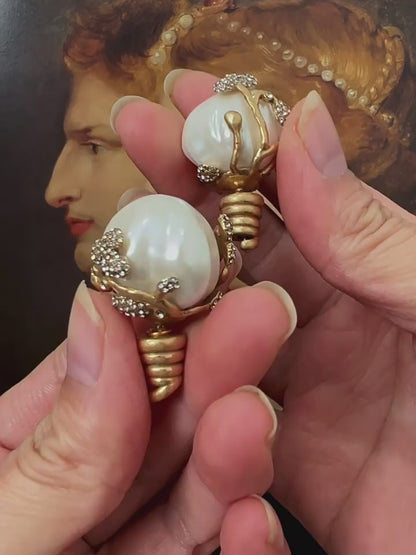 24K Gold Jewelry Baroque Freshwater Pearls