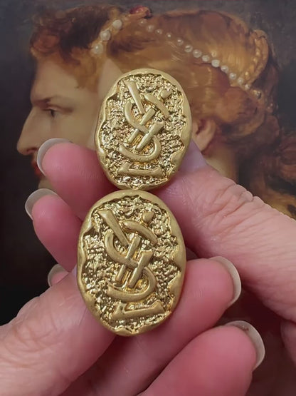 Vintage YSL earrings