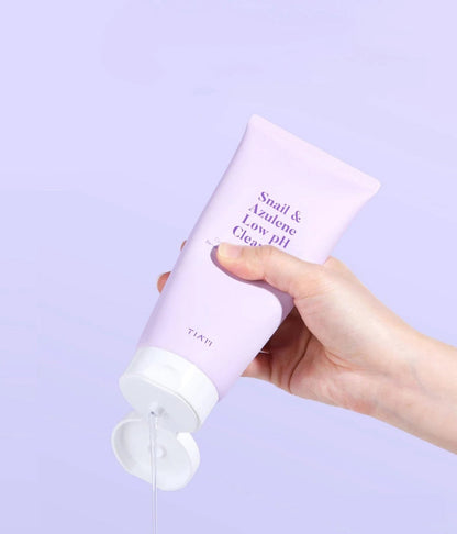 TIA'M Snail & Azulene Low pH Cleanser